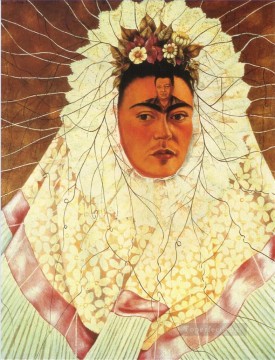 Frida Kahlo Painting - Self Portrait as a Tehuana feminism Frida Kahlo